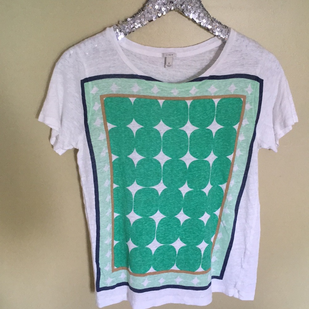 Linen J. Crew Top